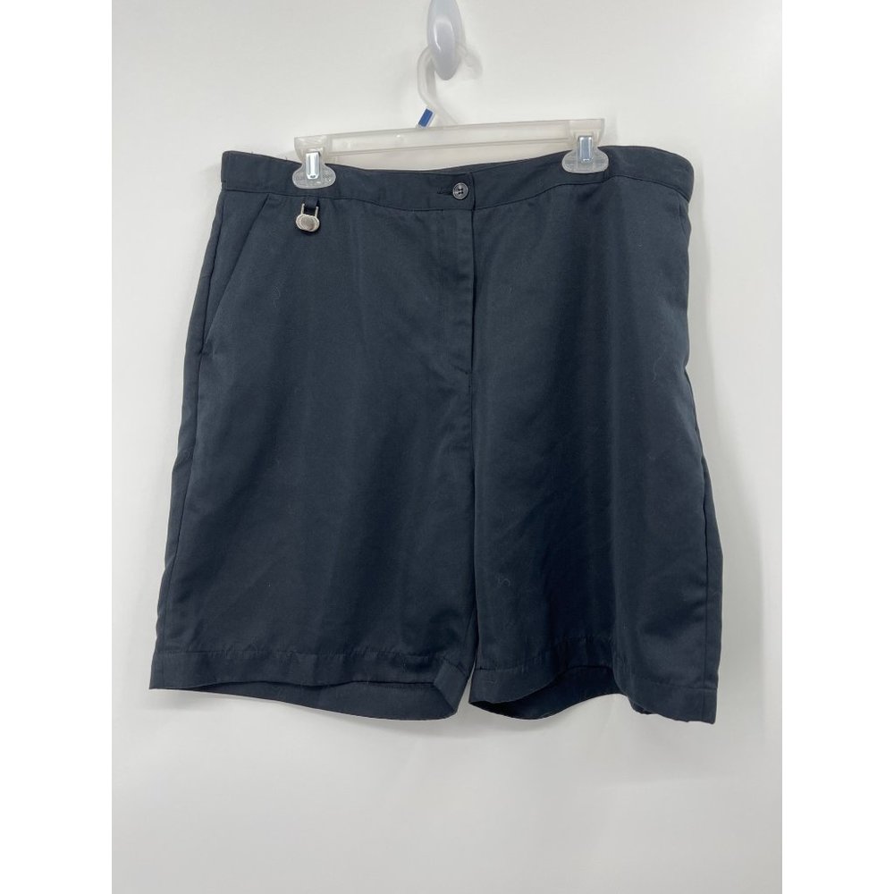 Allyson Whitmore Golf Petite Black Shorts Womens 16P Golfing